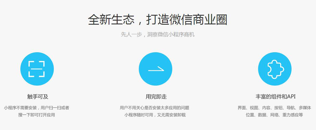 什么是小程序，小程序介紹